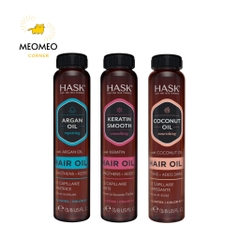 Dầu dưỡng phục hồi, làm bóng tóc Hask Coconut Oil , Argan Oil , Keraten Vial
