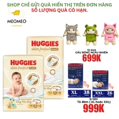 Tã / Bỉm quần Huggies Skin Perfect 2 vùng thấm sz M / L / XL / XXL cho bé