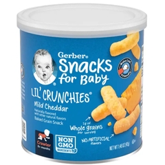 [Date xa] Bánh ăn dặm Gerber Teethers Mỹ cho bé 7m+ Teether