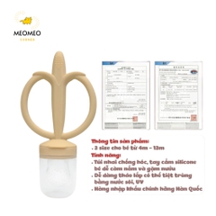 Túi Nhai Ăn Dặm TGM Hàn Quốc Gặm Nướu Silicone Chống Hóc Cho Bé