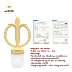 Túi Nhai Ăn Dặm TGM Hàn Quốc Gặm Nướu Silicone Chống Hóc Cho Bé
