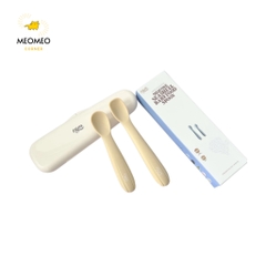Bộ Thìa 2 Chiếc Ngắn Và Dài TGM Silicone Có Hộp Đựng Cho Bé Tập Ăn Dặm