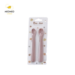 Thìa ăn dặm Set 2 thìa Silicone chính hãng Bar-rot