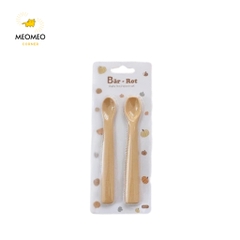 Thìa ăn dặm Set 2 thìa Silicone chính hãng Bar-rot