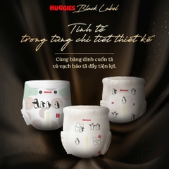 Tã Bỉm Huggies Black Label Siêu Thấm Hút Mỏng Nhẹ M L XL XXL