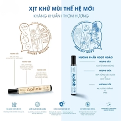 Xịt Khử Mùi Thơm Quần Áo Em Bé Apilab Deodorant 10ml