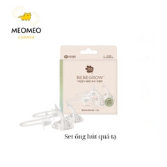 Ống Hút Thường/ Quả tạ silicon Greenfinger Bebegrow Cho Bình Sữa, Bình Tập Uống Cổ Rộng Green finger