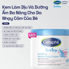 Kem làm dịu và dưỡng ẩm cho bé Cetaphil Baby Soothing & Moisturising Cream