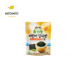 Rong Biển Tách Muối Rắc Cơm Hữu Cơ Hàn Quốc ALVINS 21g