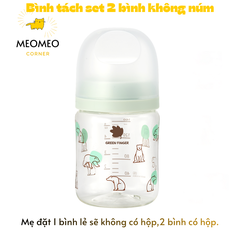 [TÁCH LẺ SET] Bình sữa PA Greenfinger Bebegrow Green Finger Pure Baby 160ml / 280ml
