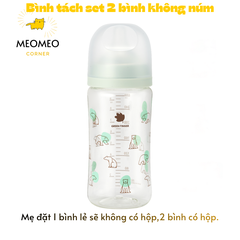 [TÁCH LẺ SET] Bình sữa PA Greenfinger Bebegrow Green Finger Pure Baby 160ml / 280ml