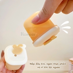 Set 4 hộp trữ đông silicone Honper 50ml
