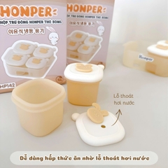 Set 4 hộp trữ đông silicone Honper 50ml