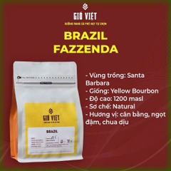 Cà phê  Arabica Brazil - 250gr nguyên hạt