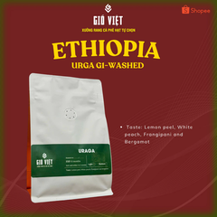 Cà phê Gió Việt Ethiopia Uraga G1 Washed - Gói 250gr