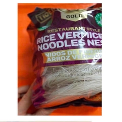 High Quality 400g Dried Rice Vermicelli Diameter 0.8 mm Stick Pattern PE Material for EU Market