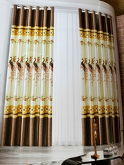 Rèm Vải Gấm Hoa Văn