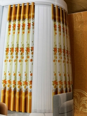 Rèm Vải Gấm Hoa Văn