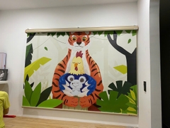 Rèm Cuốn In Tranh + In Logo