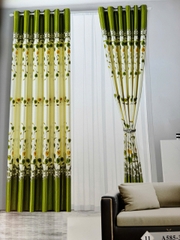 Rèm Vải Hoa Văn Chống Nắng