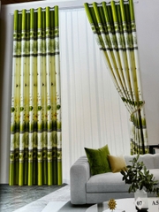Rèm Vải Hoa Văn Chống Nắng