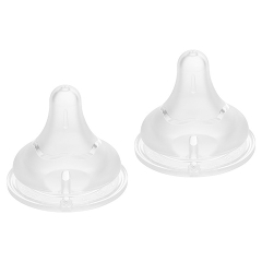 QT Bộ 2 núm ti Pigeon siêu mềm Plus WN3 cổ rộng