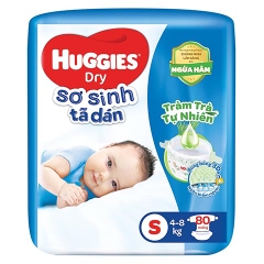 Bỉm - Tã dán Huggies Size S80 miếng
