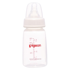 QT Bình sữa nhựa Pigeon vuông cổ hẹp
