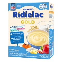 Bột ăn dặm Ridielac Gold 3 Vị Ngọt HG 200g