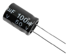 Tụ Hoá 100uF 50V 6x12mm