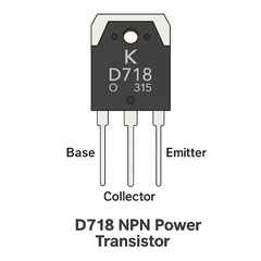 Transistor công suất NPN D718 2SD718 TO247
