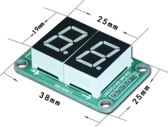 Mạch Hiển Thị 2 Led 7 Đoạn 74HC595