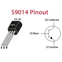 Transistor NPN S9014 TO-92