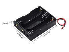 Hộp đế pin 18650 loại 3 cell