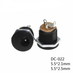 Jack nguồn DC022 có ốc vặn