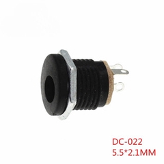 Jack nguồn DC022 có ốc vặn
