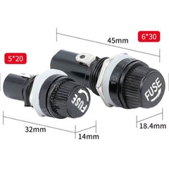 Đế cầu chì ống FUSE 5x20mm và 6x30mm