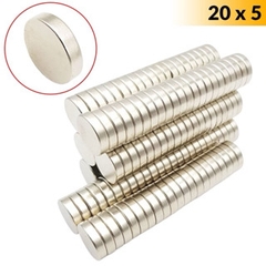 [ nhiều kích thước ] Nam châm đât hiếm tròn 5x3 / 6x4 / 8x3 / 8x5 / 10x5 / 15x5 / 20x5
