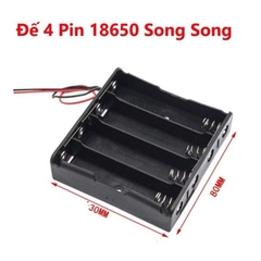 Đế Pin 18650 Song Song / đế 2 Pin / đế 3 Pin/ đế 4 Pin