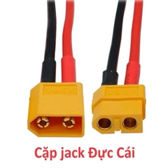 đầu nối đực cái XT60 25cm