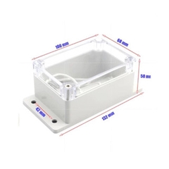 Hộp nhựa đựng mạch điện tử 100x68x50mm nắp trong suốt