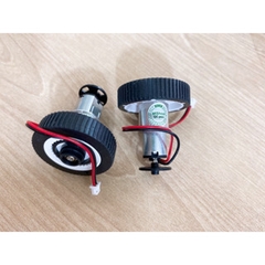 Động cơ 5-6V DC giảm tốc mini có chổi than kèm bánh xe