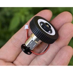Động cơ 5-6V DC giảm tốc mini có chổi than kèm bánh xe