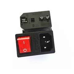 Ổ cắm điện có cầu chì tích hợp công tắc AC 10A 250V / A01 AC-14-F16