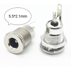 Jack DC 099 Kiểu Vặn Ren Chống Rung 5.5x2.1mm / 5.5x2.5mm