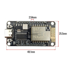 Mạch thu phát Dual-band Wi-Fi + Bluetooth SoC RTL8720DN BW16