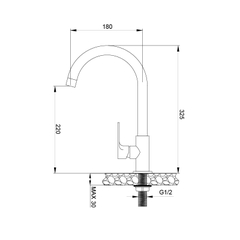 Vòi rửa chén Malloca K1603CL