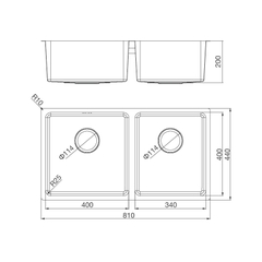 Chậu rửa chén Malloca MS 6081