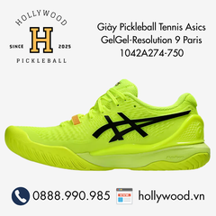 Giày Pickleball Tennis Asics GelGel-Resolution 9 Paris  1042A274-750