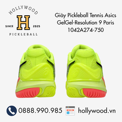 Giày Pickleball Tennis Asics GelGel-Resolution 9 Paris  1042A274-750